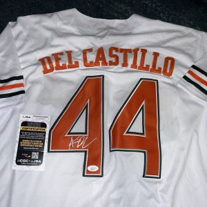 Adrian Del Castillo Signed University Of Miami Jersey Arizona DBacks JSA Auth