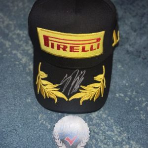 Gabriel Bortoleto Signed Pirelli Podium Hat F1 Sauber 2025 Rookie Beckett #2