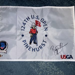 Bryson DeChambeau Signed Official 2024 US Open Flag Pinehurst No.2 Beckett