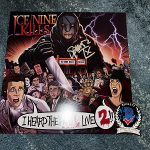 Spencer Charnas Signed I Heard They Kill Live 2 Vinyl Album Ice Nine Kills BAS