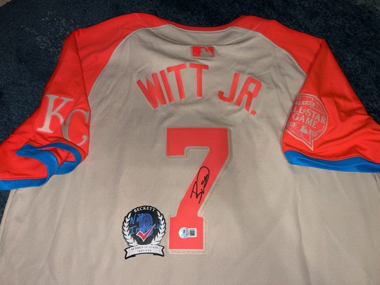 Bobby Witt Jr Signed Authentic 2024 All Star Jersey Kansas City RoyalsBeckett