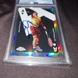 Denis Shapovalov Signed 2024 Topps Chrome Tennis Trading Card Aces PSA/DNA