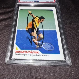 Novak Djokovic Signed 2010 S.I. For Kids Tennis Trading Card Legend PSA/DNA