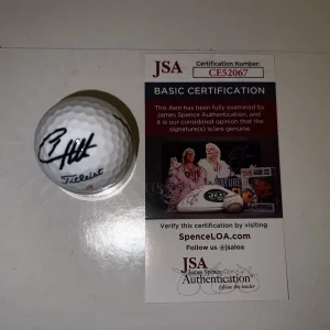 Tyrrell Hatton Signed 2025 Ryder Cup Golf Ball Bethpage Black Champion JSA #2