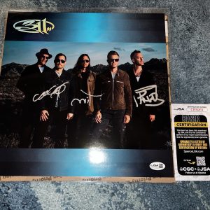 311 Band Signed Vinyl Insert Nick Hexum, Chad Sexton, Tim Mahoney JSA Auth