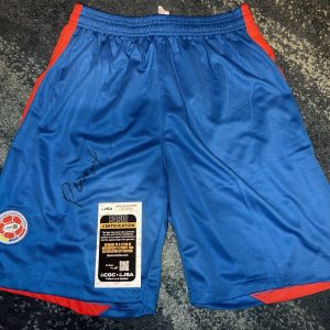 Pibe Carlos Valderrama Signed Official Columbia Soccer Shorts Legend JSA Auth