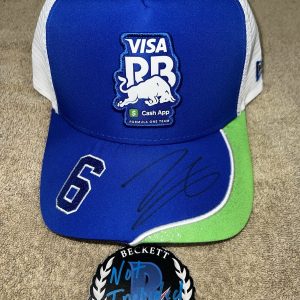 Isack Hadjar Signed Official Racing Bulls #6 Hat F1 Rookie 25 Vegas GP Beckett