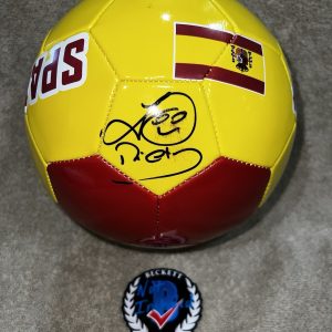 Xabi Prieto Signed Official Spain Soccer Ball World Cup Beckett