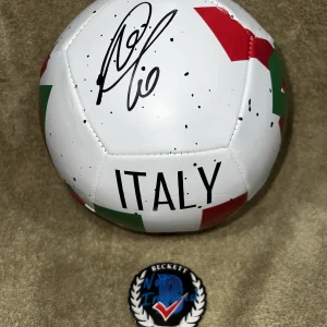 Francesco Totti Signed Official Italy Soccer Ball World Cup Legend Beckett
