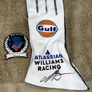 Alexander Alex Albon Signed Williams Race Glove Formula 1 Star Beckett