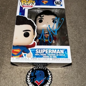 Tyler Hoechlin Signed Official Superman Funko Pop Figure DC Comics Beckett