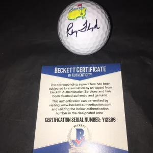 Ray Floyd Signed Official Masters Golf Ball 1976 Champ Beckett #4