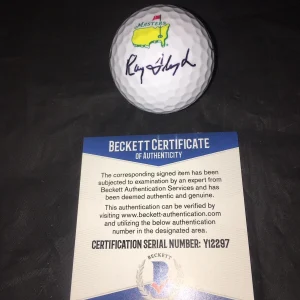 Ray Floyd Signed Official Masters Golf Ball 1976 Champ Beckett #5