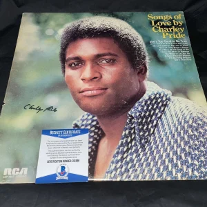 Charley Pride Signed Songs Of Love Vinyl Album Country Superstar Beckett