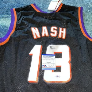 Steve Nash Signed Phoenix Suns Jersey Superstar 2x MVP PSA/DNA