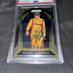 Michael McDowell Signed Panini Prizm Trading Card PSA/DNA