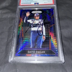 David Ragan Signed Panini Prizm Trading Card PSA/DNA