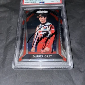 Tanner Gray Signed Panini Prizm Trading Card PSA/DNA