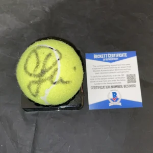 Genie Bouchard Signed Tennis Ball Champion Legend Beckett #2