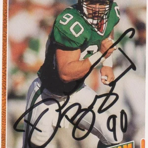 Dennis Byrd SIGNED Autographed NY Jets 1991 Upper Deck Card - K9 COA