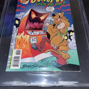 Bob Singer Signed Scooby-Doo Where Are You? Comic Book Beckett Encap #10