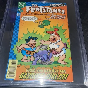 Bob Singer Signed The Flinstones & The Jetsons Comic Book Beckett Encap #4