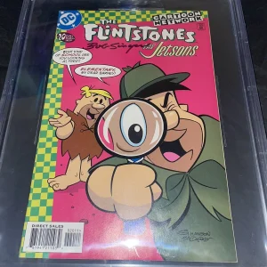 Bob Singer Signed The Flinstones & The Jetsons Comic Book Beckett Encap #5