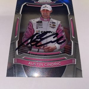Austin Cindric Signed 2021 Panini Prizm Racing Trading Card NASCAR