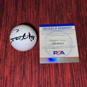 Garrick Higgo Signed Titleist Masters Golf Ball PGA Pro PSA/DNA