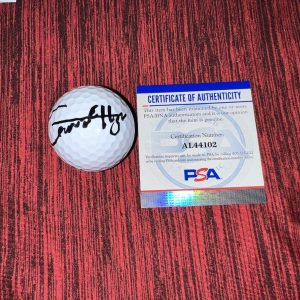 Garrick Higgo Signed Bridgestone WM Open Golf Ball PGA Pro PSA/DNA