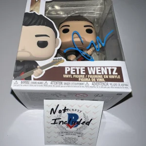 Pete Wentz Signed Official Pete Wentz Funko Pop Fall Out Boy Star Beckett