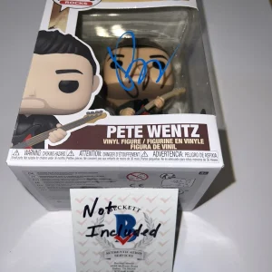 Pete Wentz Signed Official Pete Wentz Funko Pop Fall Out Boy Star Beckett #2