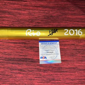 Usain Bolt Signed Gold Baton Fastest Man Ever Jamaica Rio Brazil 2016 PSA/DNA #2