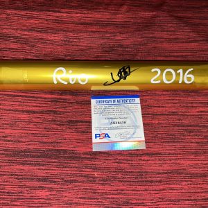 Usain Bolt Signed Gold Baton Fastest Man Ever Jamaica Rio Brazil 2016 PSA/DNA #6