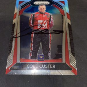 Cole Custer Signed 2020 Panini Prizm Racing Trading Card NASCAR