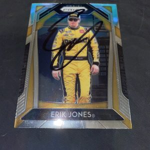 Erik Jones Signed 2020 Panini Prizm Racing Trading Card NASCAR