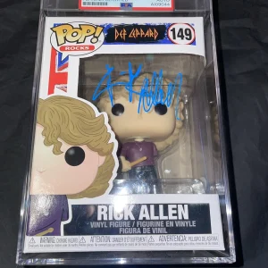 Rick Allen Signed Official Funko Pop Vinyl Figure Def Leppard Drummer PSA Slab#2