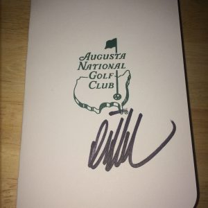 Craig Stadler Signed/Auto Official Masters Scorecard 1982 Champion COA