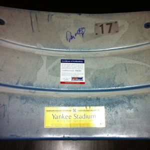 Don Mattingly Signed Official Yankee Stadium Seatback Steiner Authentic PSA/DNA