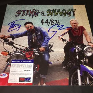 Sting And Shaggy Signed 44/876 Vinyl New Tour Together The Police PSA/DNA #3