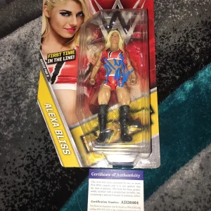 Alexa Bliss Signed WWE Figurine Women's Diva Champion PSA/DNA