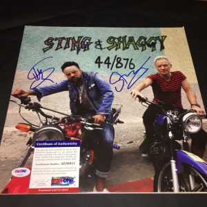 Sting And Shaggy Signed 44/876 Vinyl New Tour Together The Police PSA/DNA #2