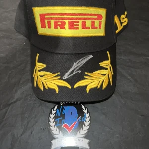 George Russell Signed Pirelli Podium Hat F1 Superstar Mercedes Beckett #3