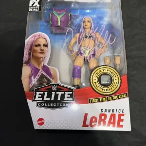 Candice LeRae Signed Official WWE Elite Collection Action Figure Beckett