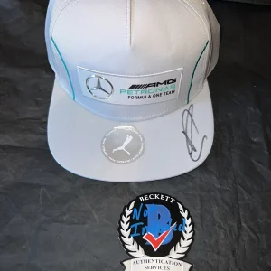 George Russell Signed Official Mercedes AMG Hat F1 Superstar Mercedes Beckett #2