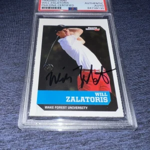 Will Zalatoris Signed 2018 SI For Kids Rookie Trading Card RC PSA Gem Mint 10 #2