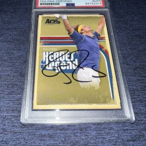 Roger Federer Signed 2006 Ace Heroes & Legends Trading Card Superstar PSA/DNA #2