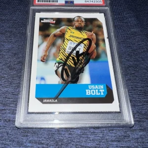 Usain Bolt Signed 2015 SI For Kids Trading Card Jamaica Legend PSA/DNA