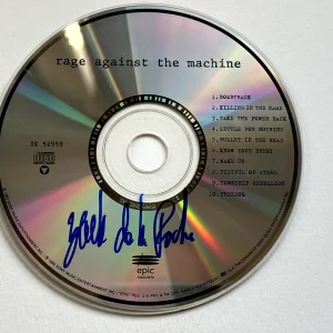 *RARE* Early Autograph of Zack De La Rocha SIGNED Rage Against The Machine CD