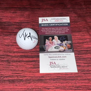 Tom Kim Signed Official Titleist Golf Ball PGA Champion JSA Cert #2